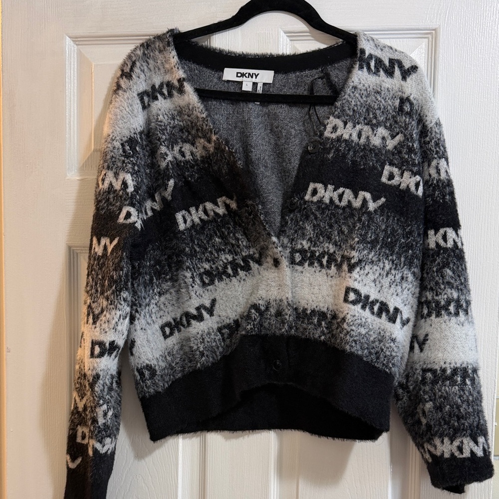 DKNY Monochrome Women's Cardigan